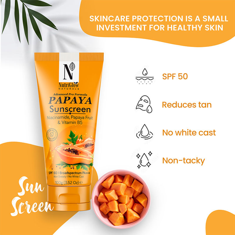 Natural's Advanced Pro Formula Papaya Sunscreen SPF 50 PA+++