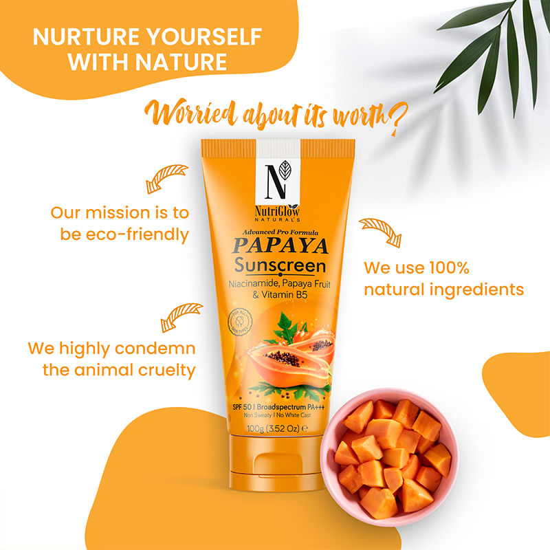Natural's Advanced Pro Formula Papaya Sunscreen SPF 50 PA+++