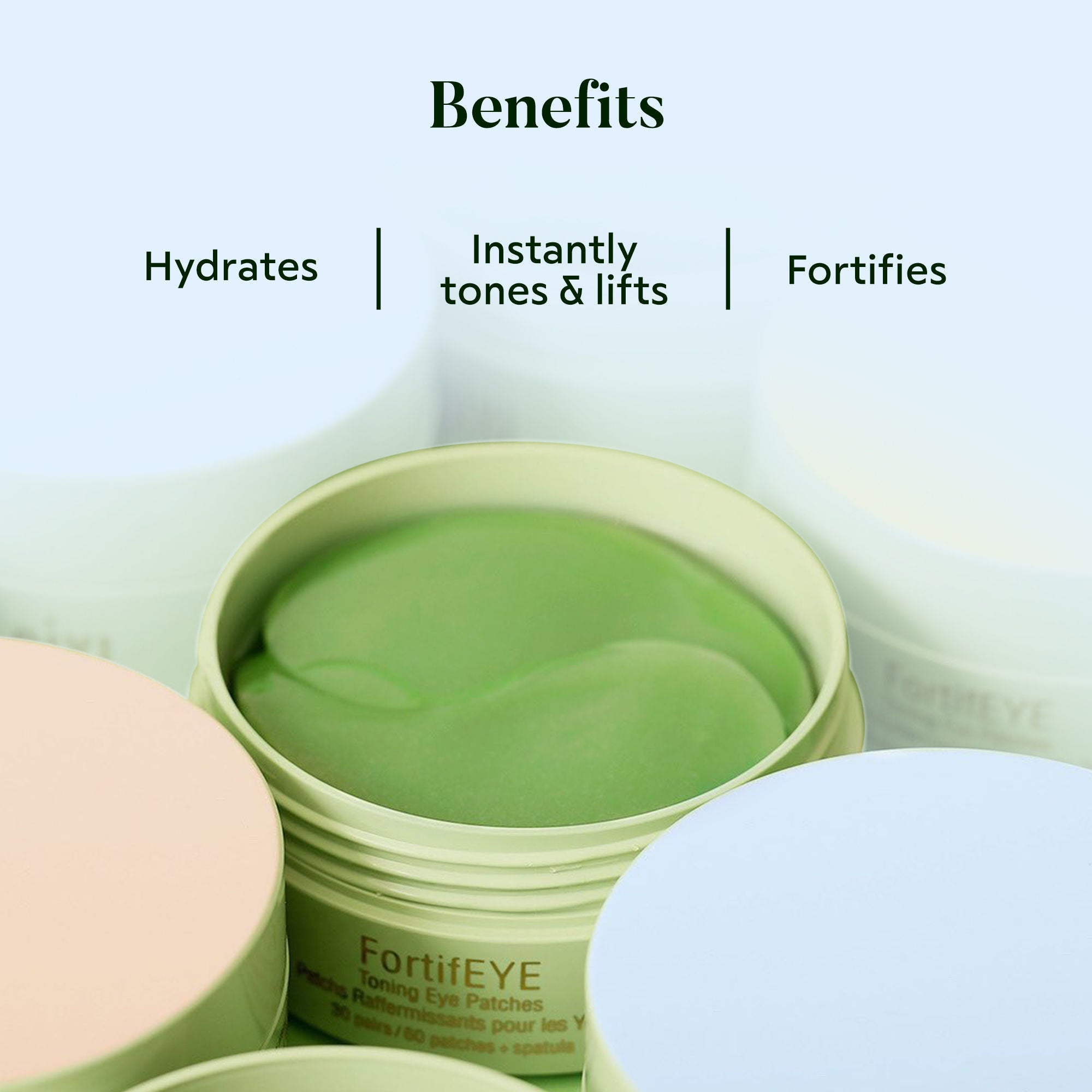 FortifEYE Firming Under-Eye Patches with Collagen, Retinol & Caffeine