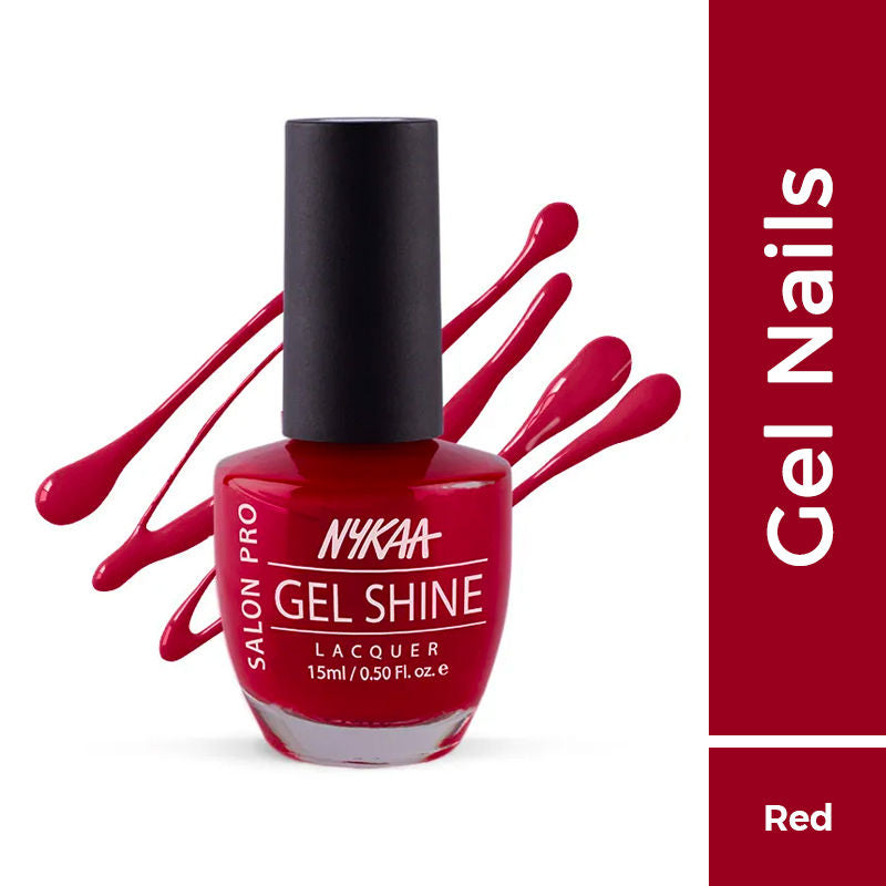 Nykaa Salon Pro Shine Gel Nail Polish - Florence Spritz 51 - London Eye 202