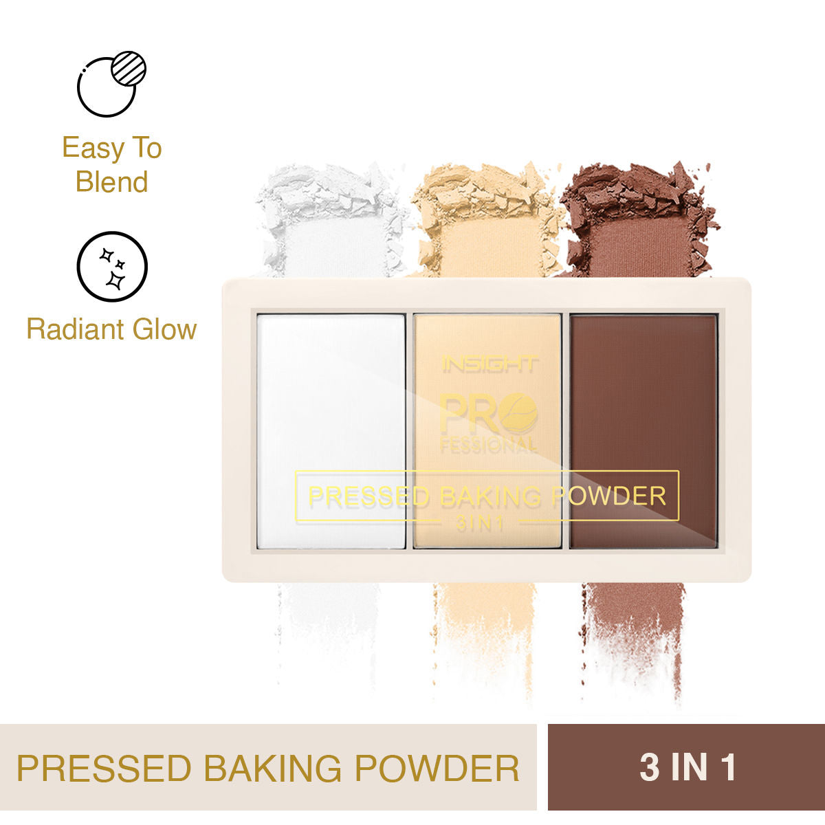 Insight Professional 3 In1 Pressed Baking Powder