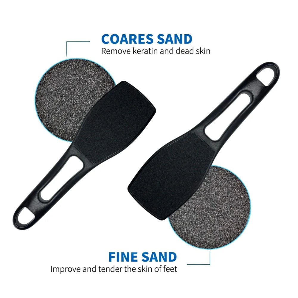 Double Sided Foot Scrubber For Dead Skin - Color May Vary