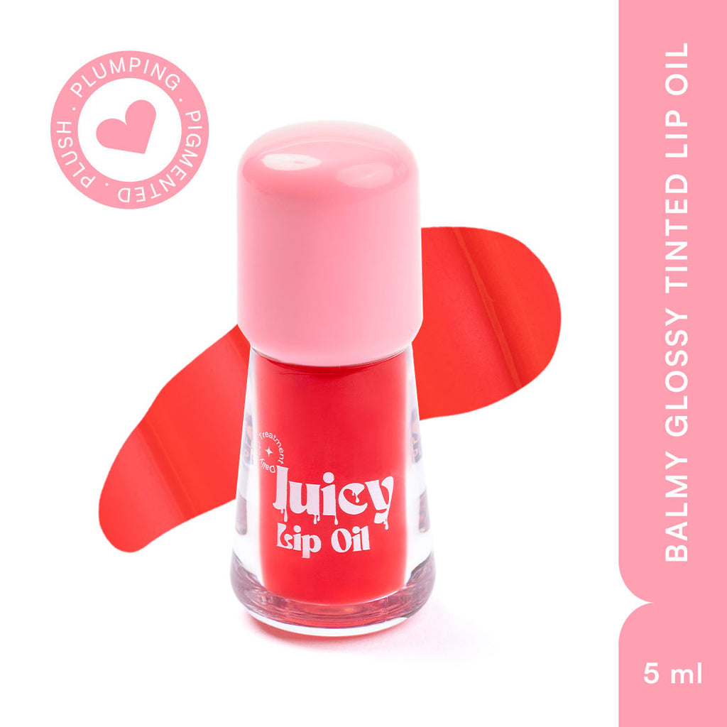 Balmy Glossy Tinted Lip Oil - Cherry Red