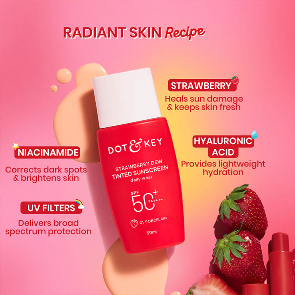 Strawberry Dew Tinted Sunscreen SPF 50+ PA++++