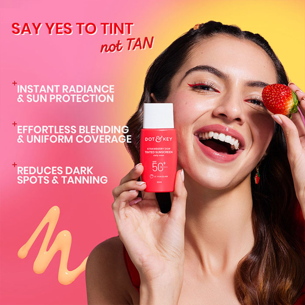 Strawberry Dew Tinted Sunscreen SPF 50+ PA++++