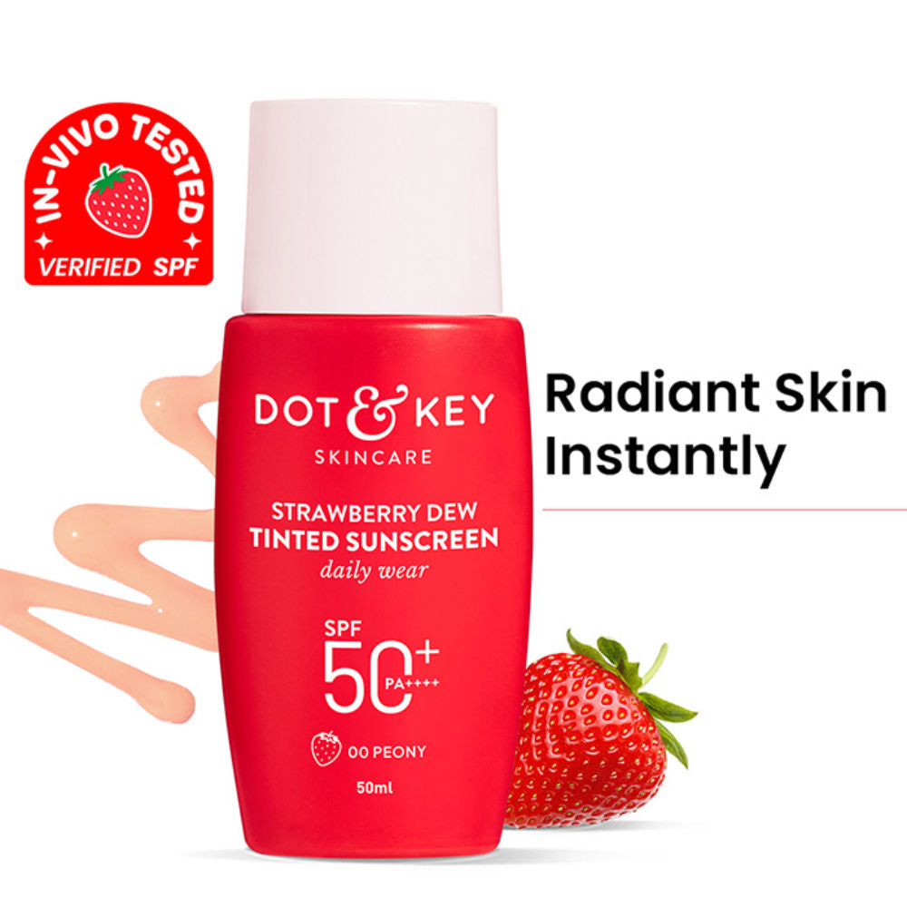 Strawberry Dew Tinted Sunscreen SPF 50+ PA++++ - 00 Peony