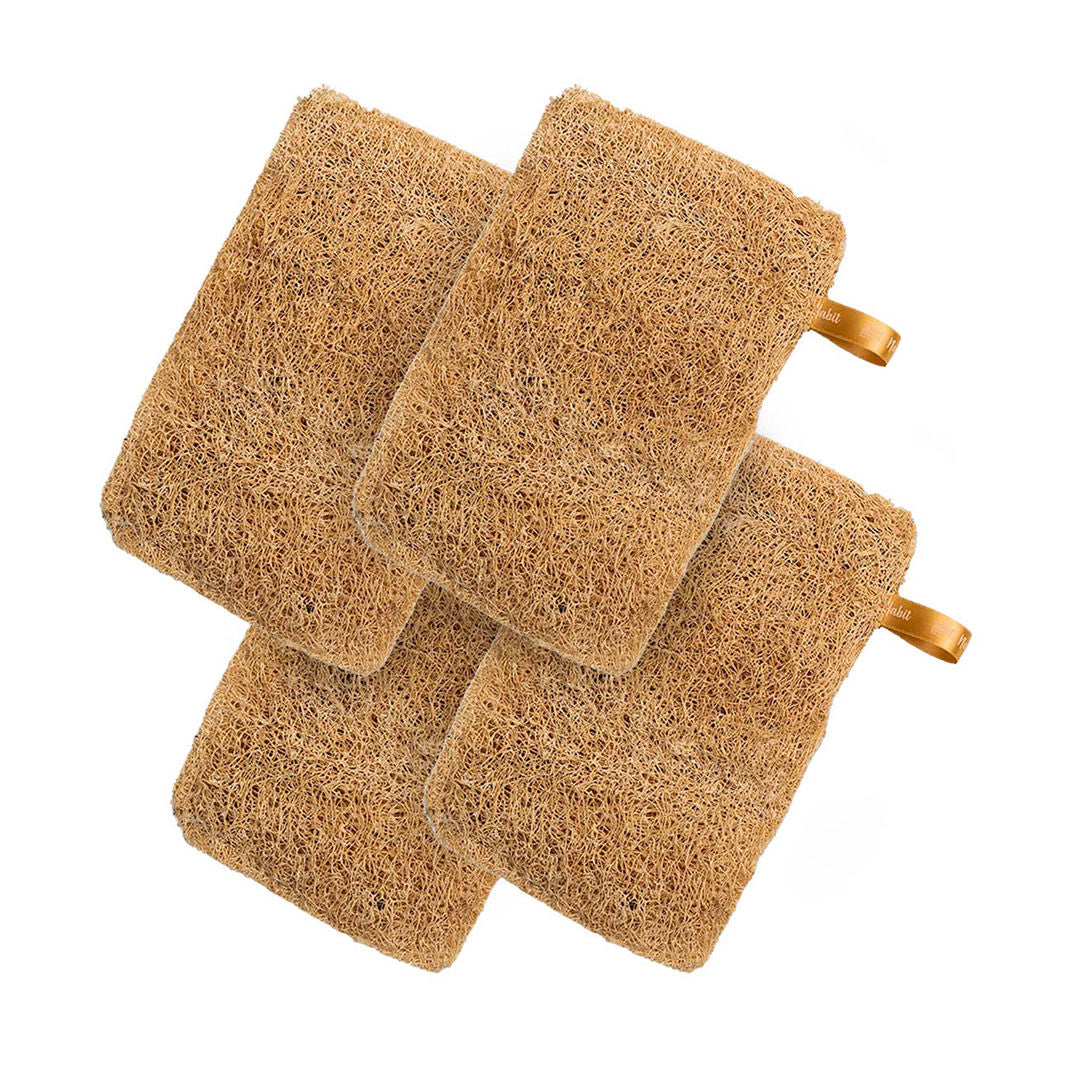 Natural Sun Dried Bath Loofah, Body Sponge, Scrubber for Men & Women, Sustainable Handmade