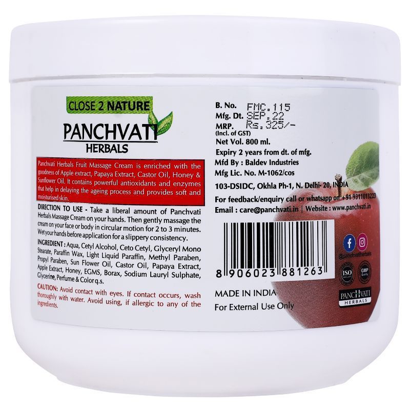 Fruit Massage Cream