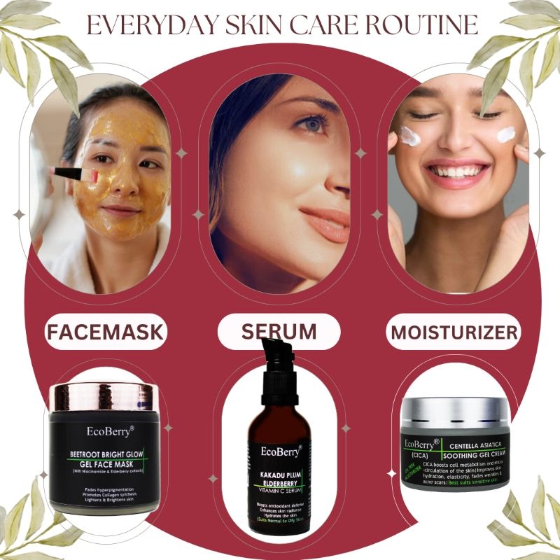 Beetroot Bright Glow Gel Face Mask
