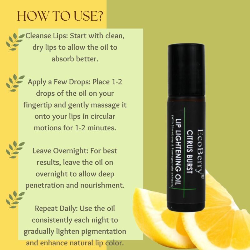 Citrus Burst Lip Lightening Oil