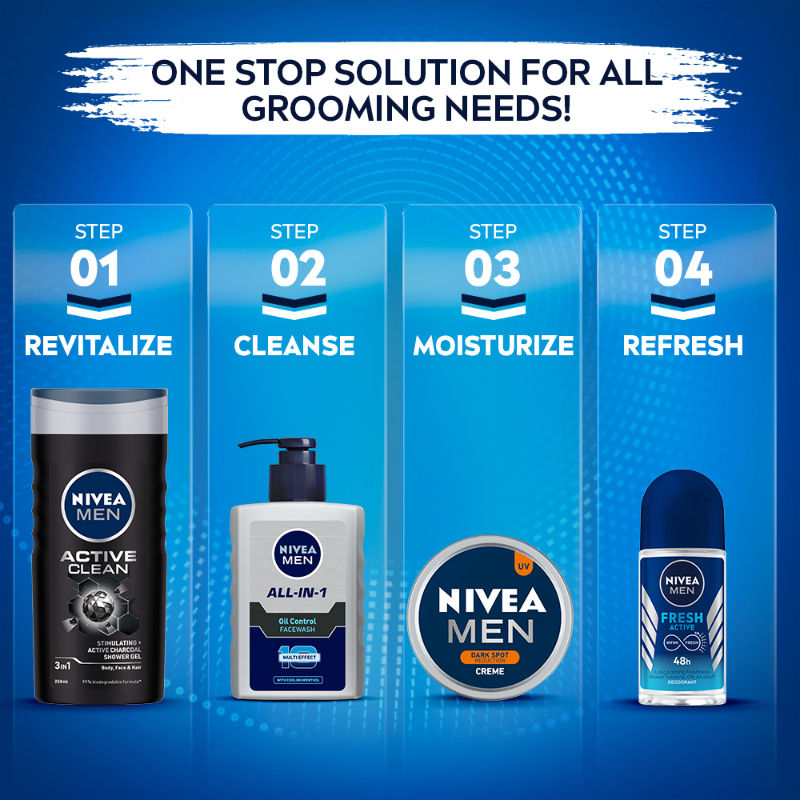 Men Face Wash, Oil Control for 12hr Oil Control with 10x Vitamin C Effect