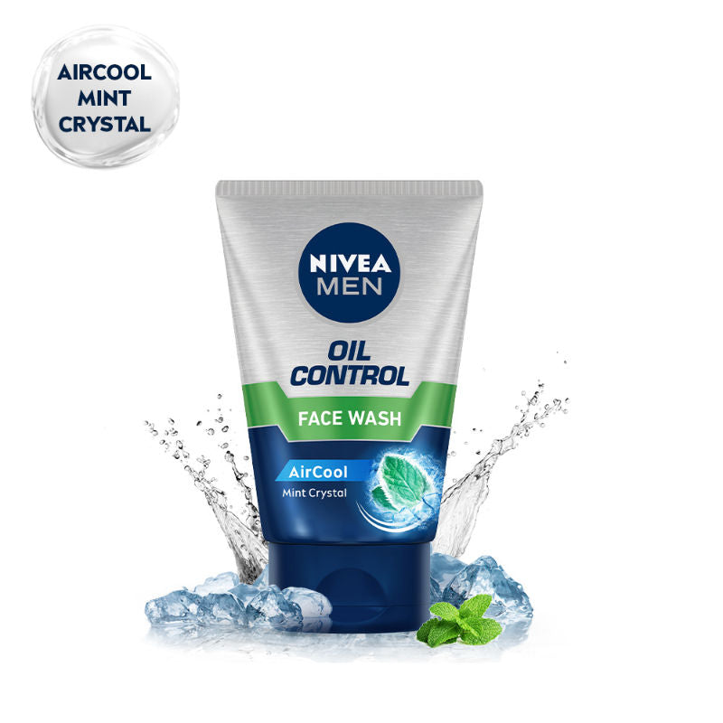 MEN Face Wash for Oily Skin, Oil Control for 12hr Oil Control with 10x Vitamin C Effect