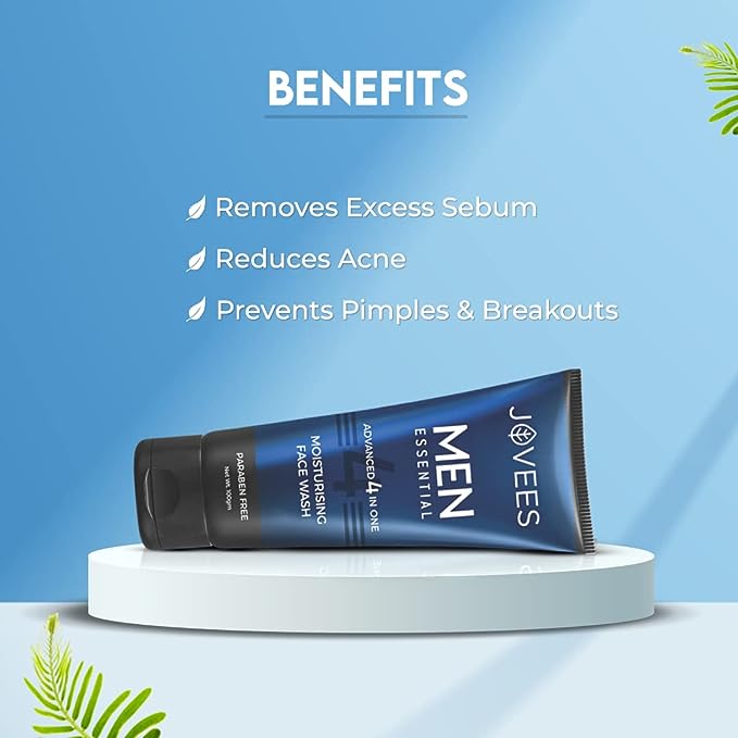 Men Moisturising Face Wash 4 in 1
