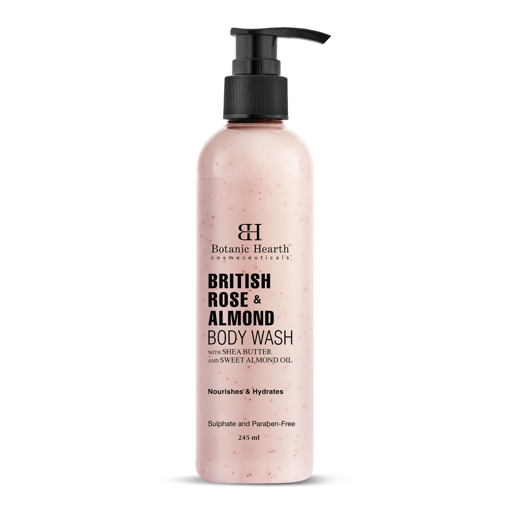 British Rose & Almond Body Wash