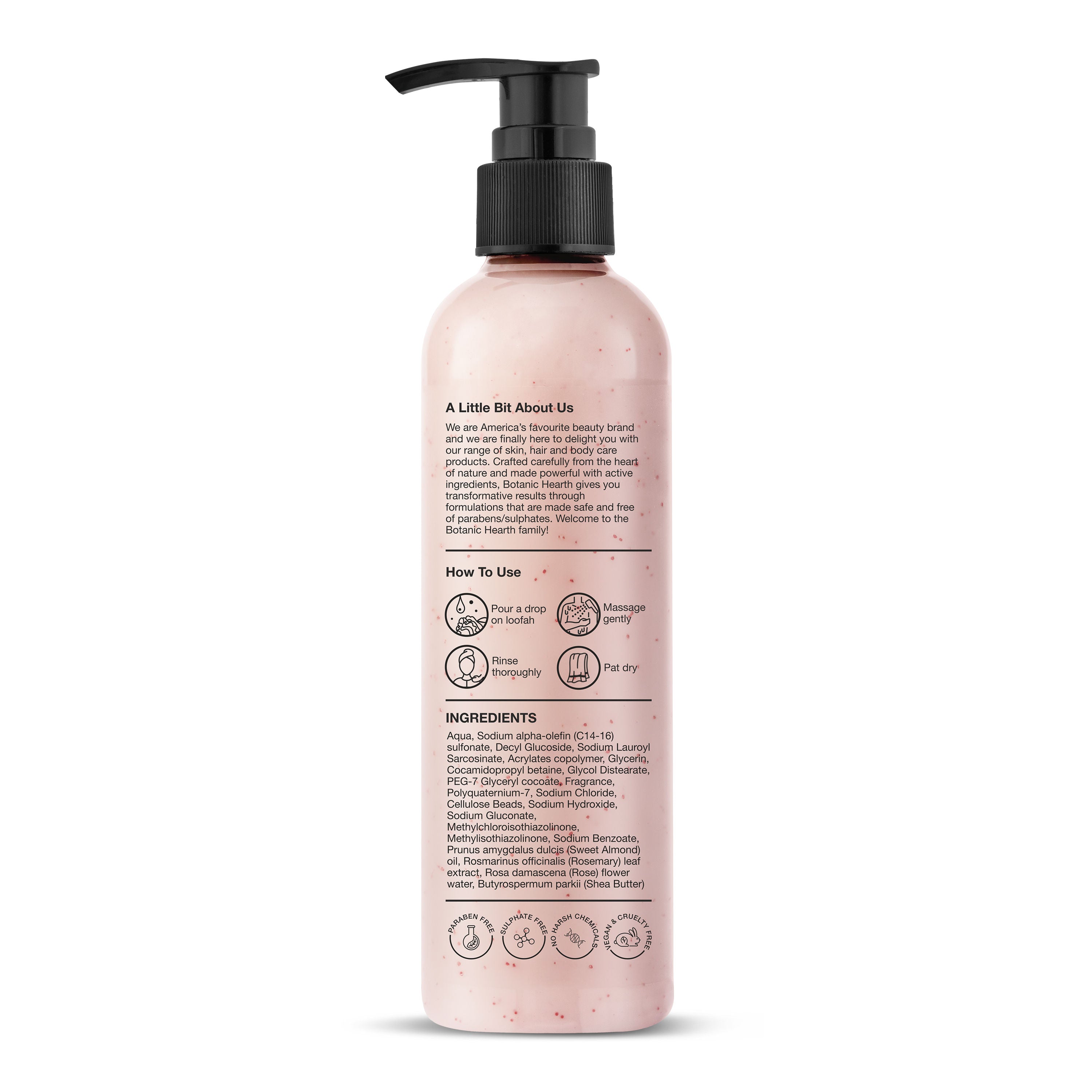 British Rose & Almond Body Wash
