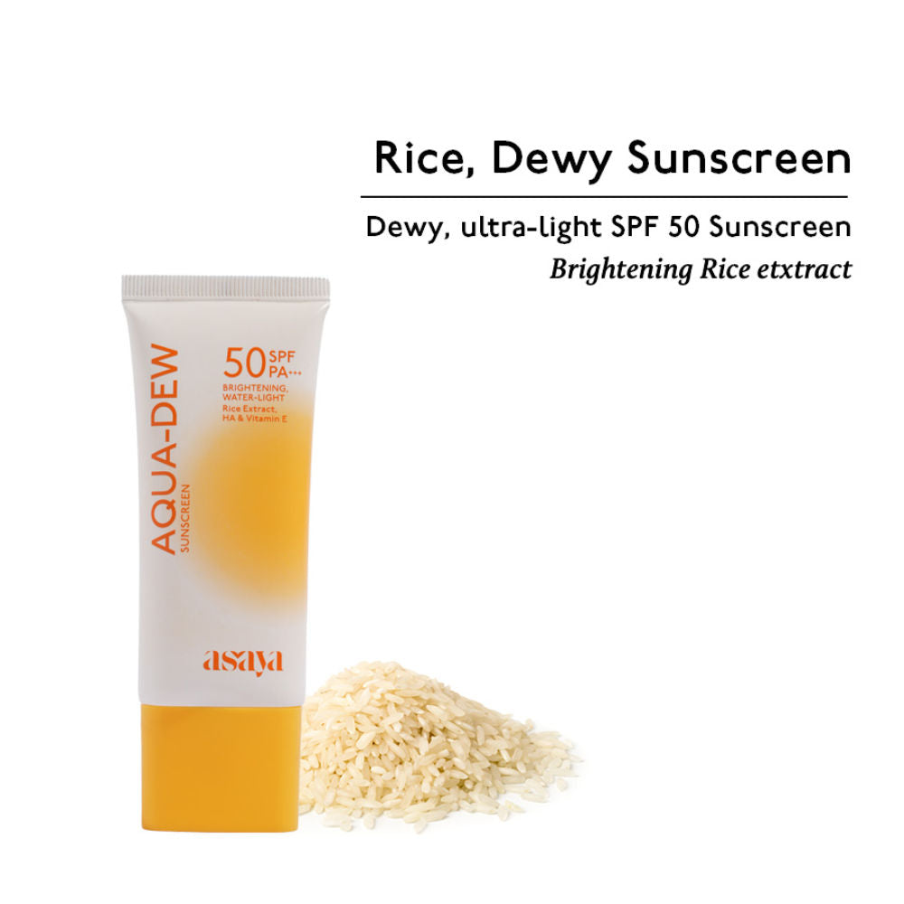 In-Vivo Tested Dewy Sunscreen SPF 50 Lightweight Water Sunscreen, Vitamin E No White Cast
