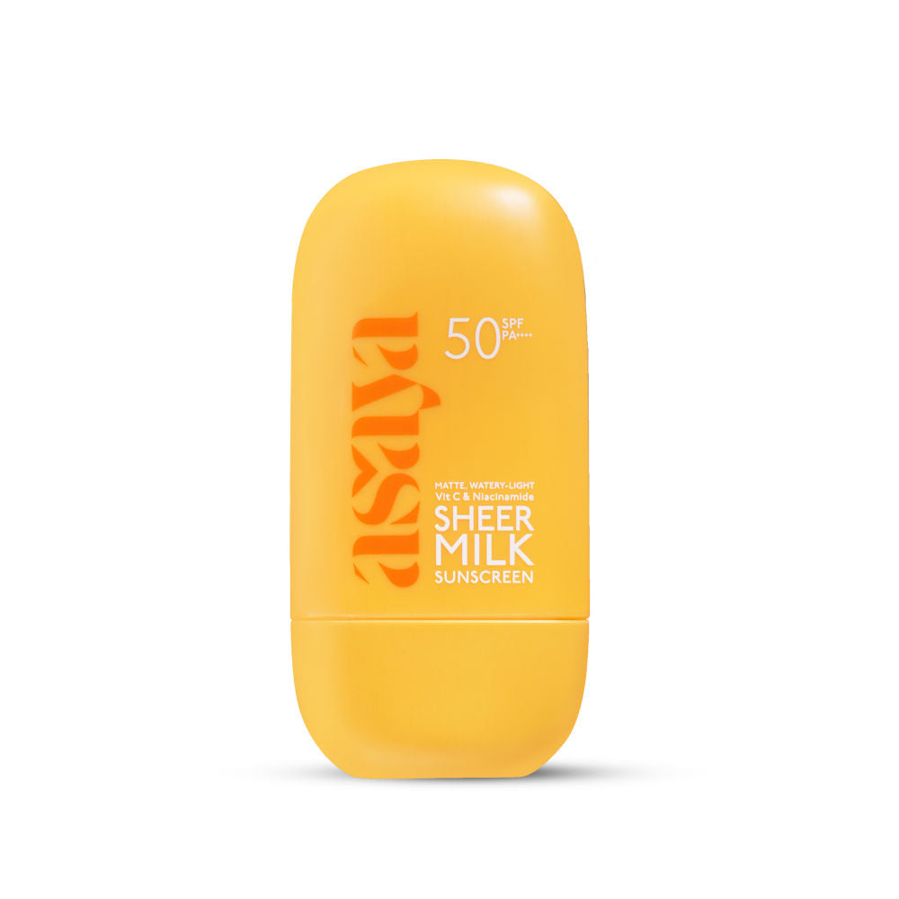 In-Vivo Tested Sheer Milk Sunscreen SPF 50 PA++++ for Brightening & No White Cast