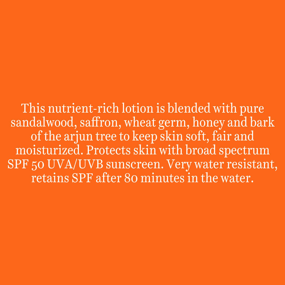 Bio Sandalwood 50+ SPF Sunscreen Ultra Soothing Face Lotion