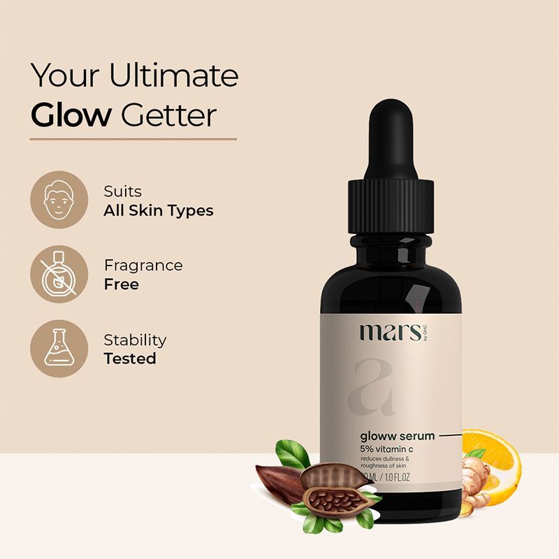 Vitamin C Face Serum With 5% Niacinamide For Dry & Sensitive Skin