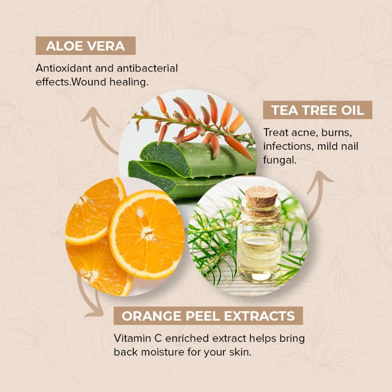 Tea Tree Foaming Face Wash with Built-in Brush For Oil & Acne Control