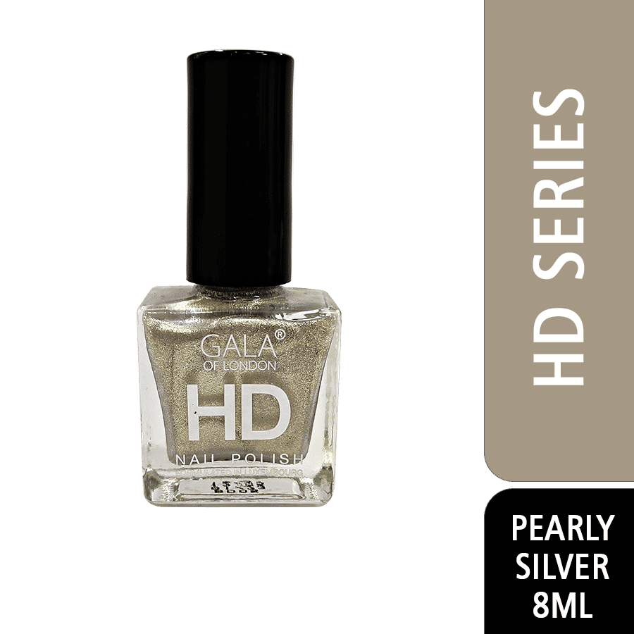 HD Nail Polish - Pearly Silver 27