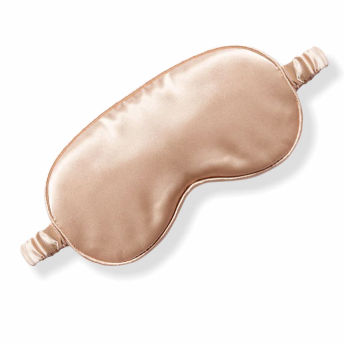 Satin Eye Mask Golden Beige