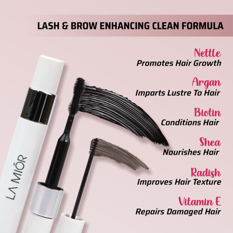 What The Lash! Mascara & Flexilift Brow Gel Duo - Ultra Black