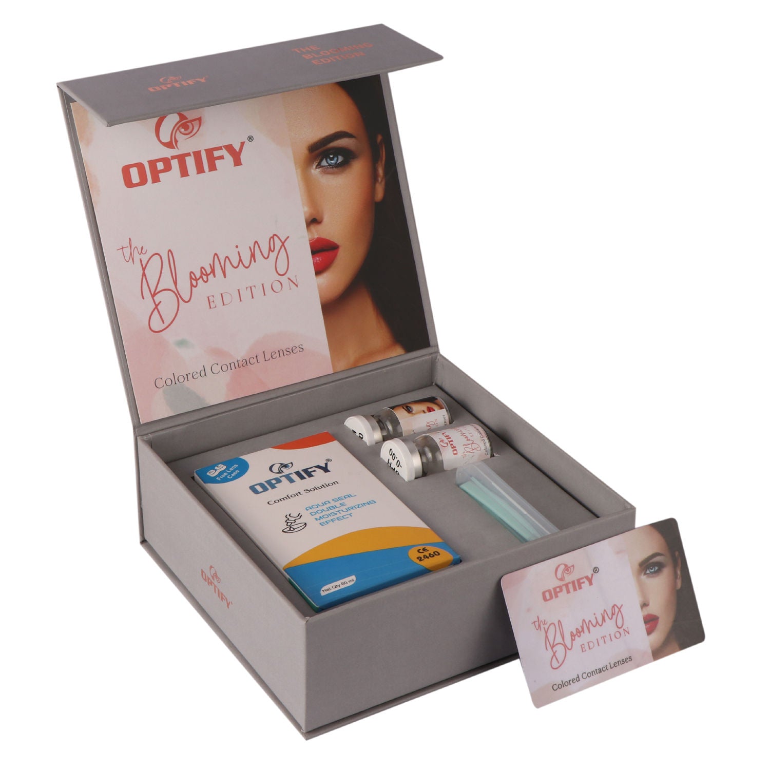 Premium Colored Contact Lenses Zero Power - Grey