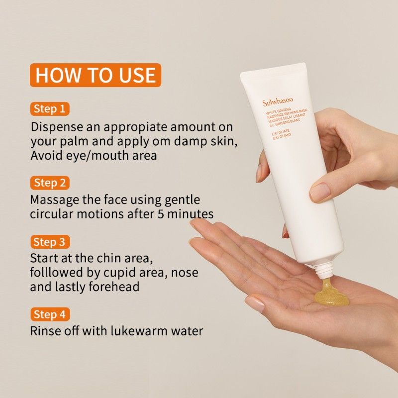 White Ginseng Radiance Refining Mask
