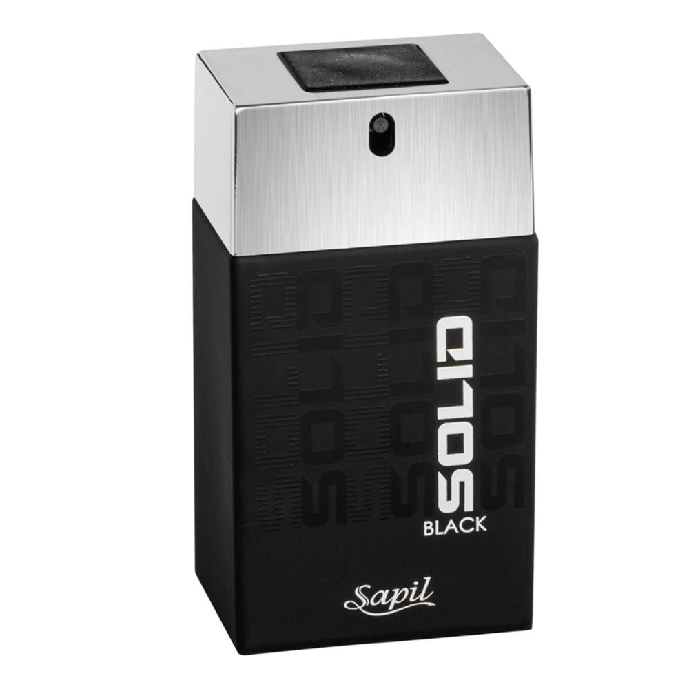 Solid Black Eau De Toilette For Men