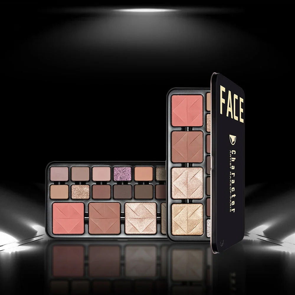 Blush-Highlighter-Eyeshadow Palette - C-A303