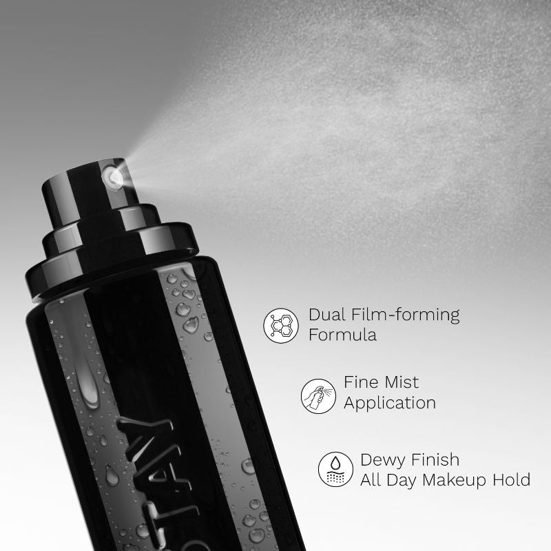 Ever Stay Setting Spray - Dual Film-Forming Fine Mist, No Gas, Long-Hour Makeup Hold