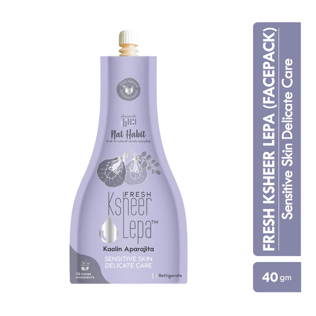 Kaolin Aparajita Ksheer Lepa, Face Mask for Sensitive Skin Delicate Care, Ayurvedic Pack