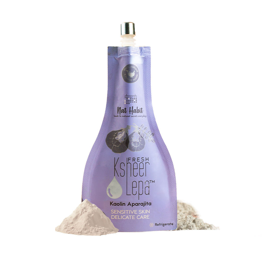Kaolin Aparajita Ksheer Lepa, Face Mask for Sensitive Skin Delicate Care, Ayurvedic Pack