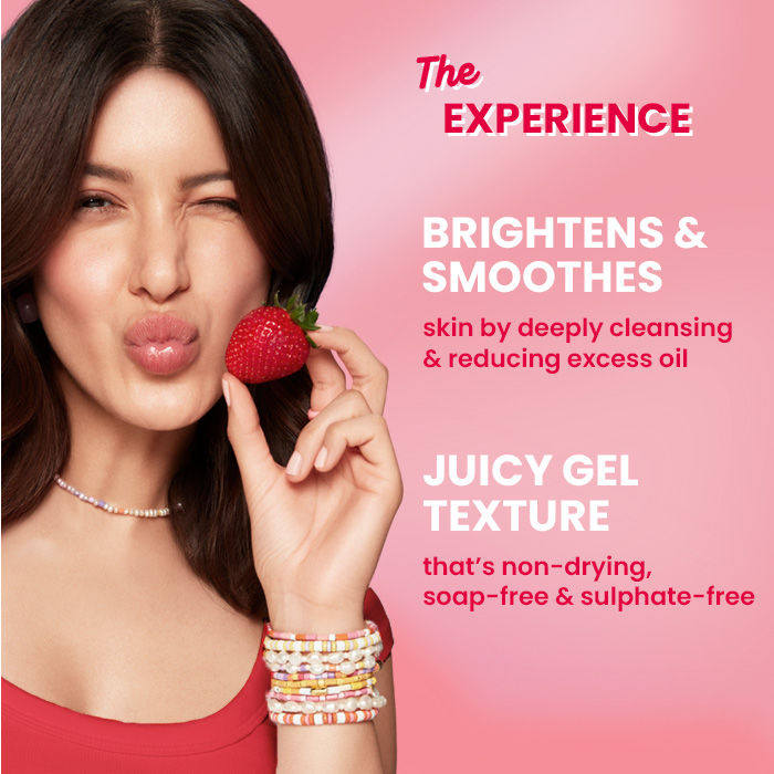 Strawberry Bright Niacinamide Gel Face Wash
