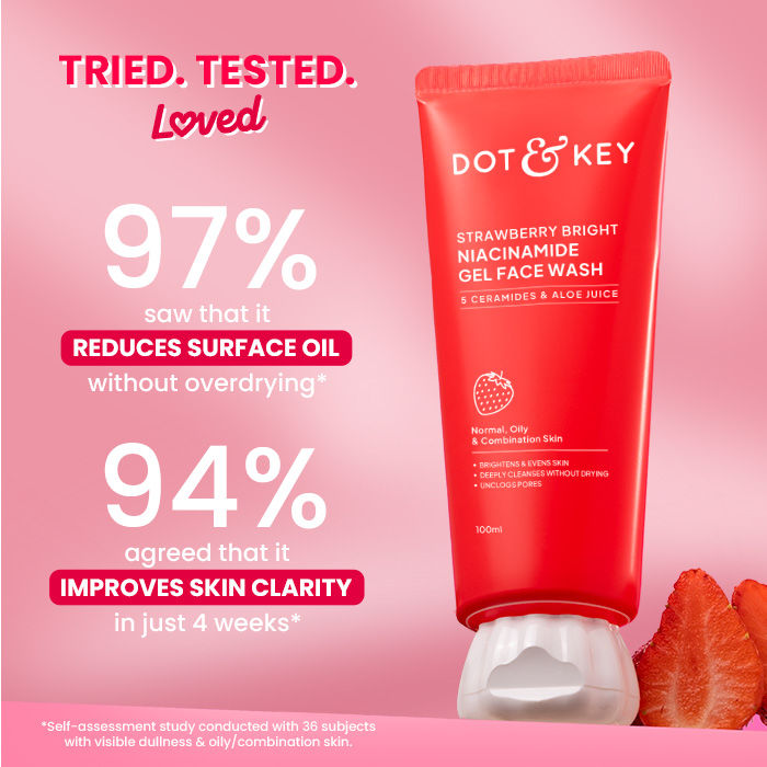 Strawberry Bright Niacinamide Gel Face Wash