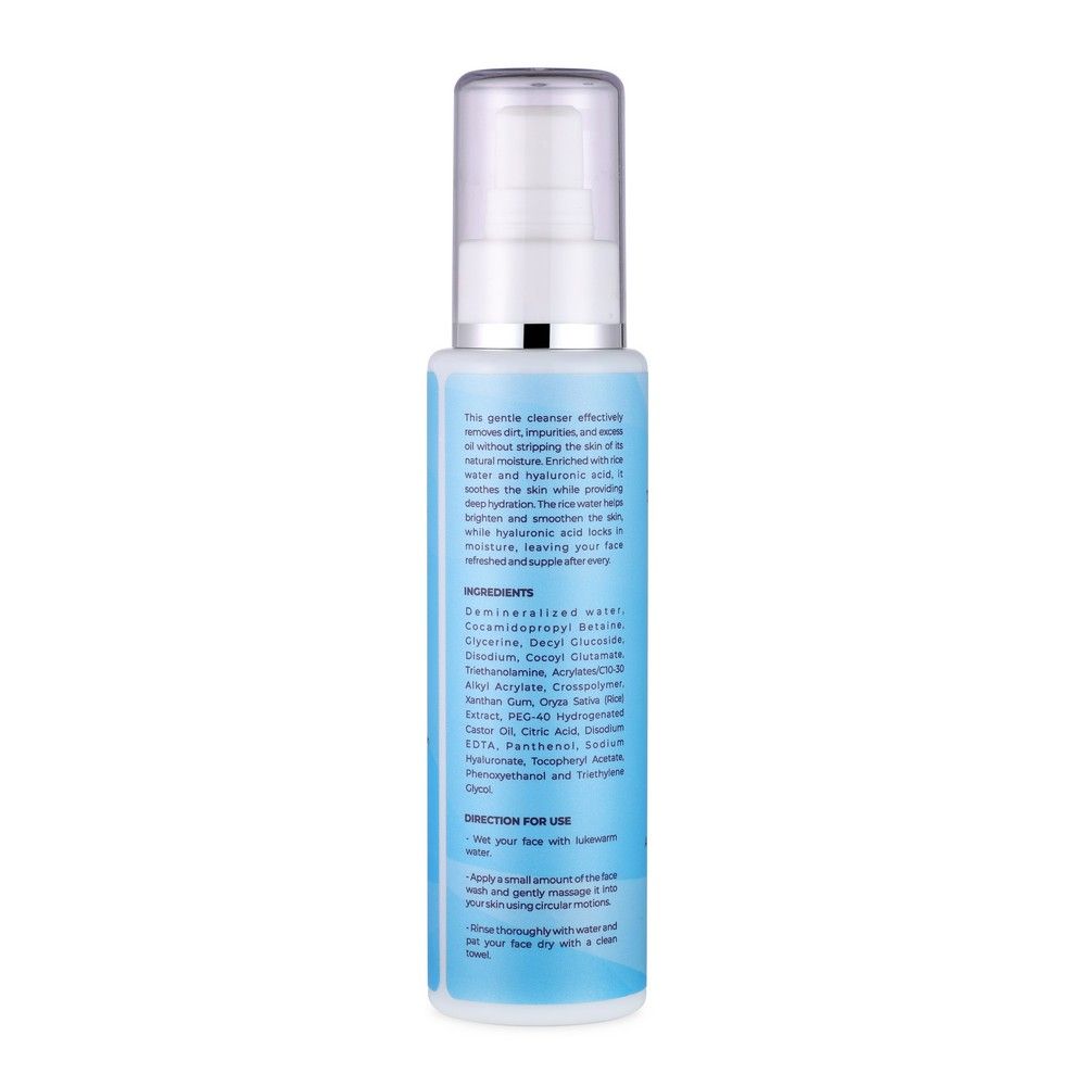 The Bath And Care Aqua Revive Face Wash, Hydrating & Refreshing - Hyaluronic Acid Cleanser
