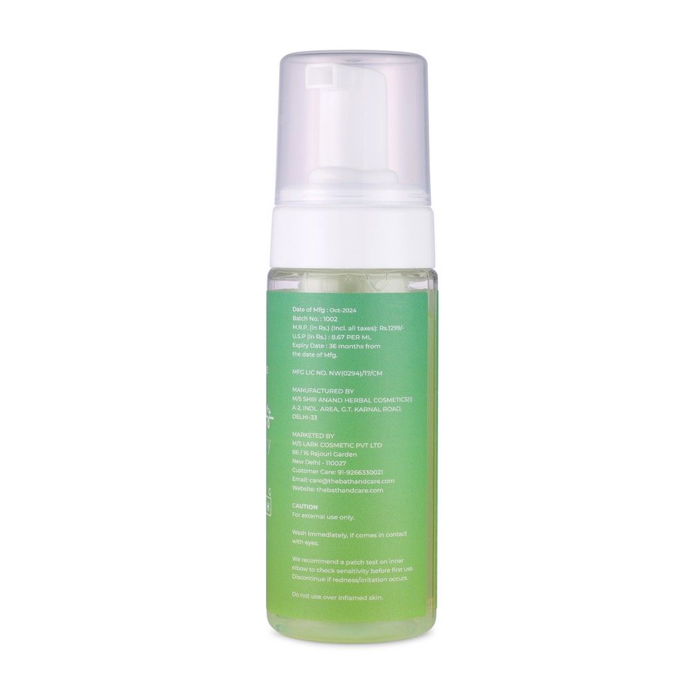 The Bath And Care Tea Tree Face Wash, Oil Control, Pore Clean & Hydrate For Acne-Prone Skin