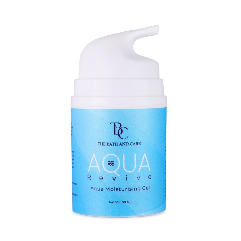The Bath And Care Aqua Revive Rice Water Gel, Hydration & Radiance, Lightweight & Non-Greasy