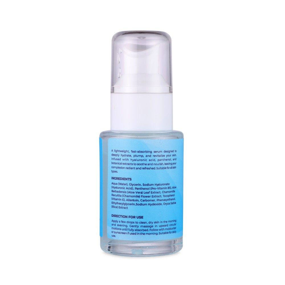 The Bath And Care Aqua Revive Serum, Deep Hydration & Glow - Lightweight & Non-Greasy