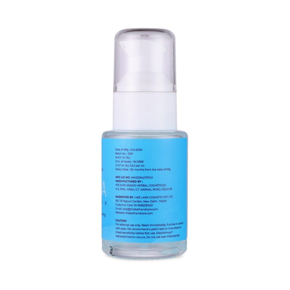 The Bath And Care Aqua Revive Serum, Deep Hydration & Glow - Lightweight & Non-Greasy