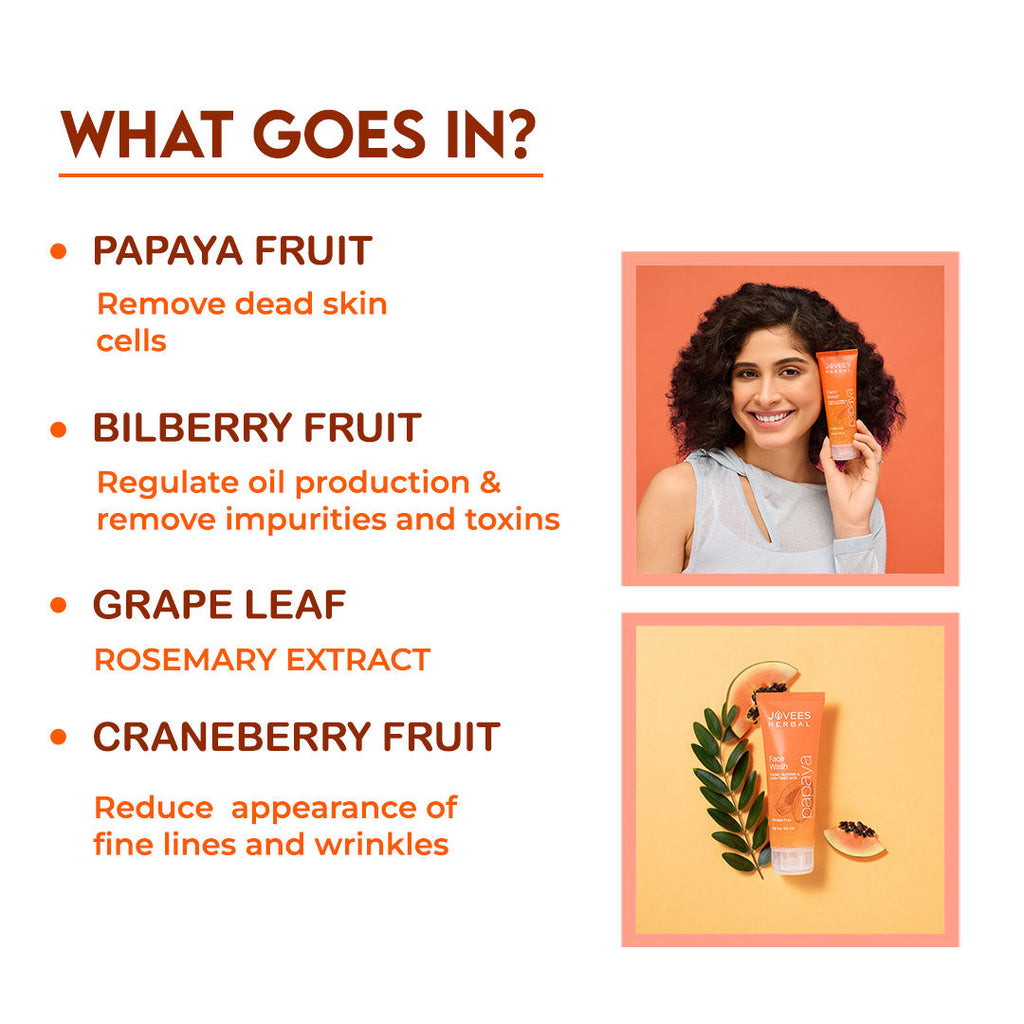 Herbal Papaya Face Wash To Remove Pigmentation & Dark Spots