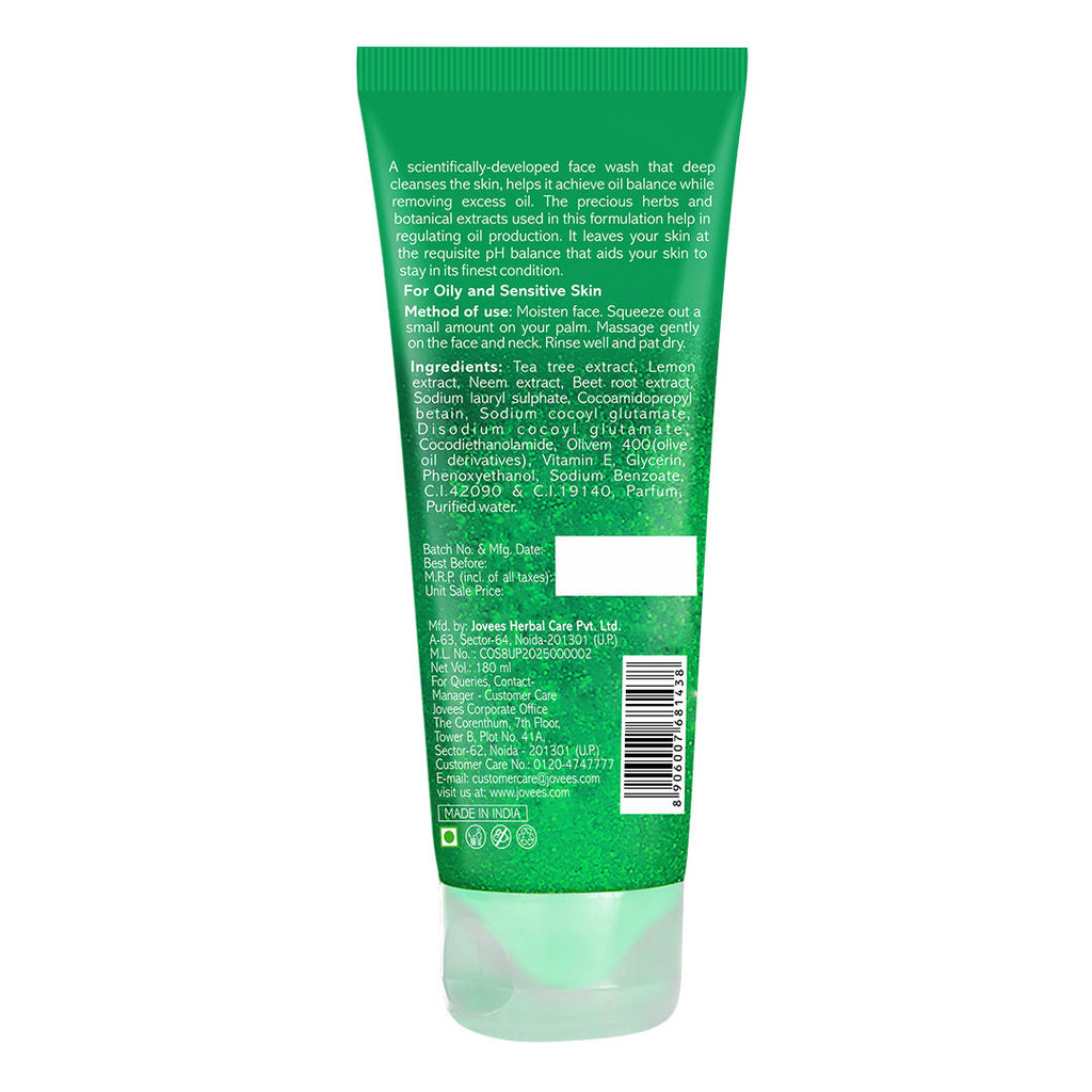 Herbal Tea Tree Oil Control Face Wash