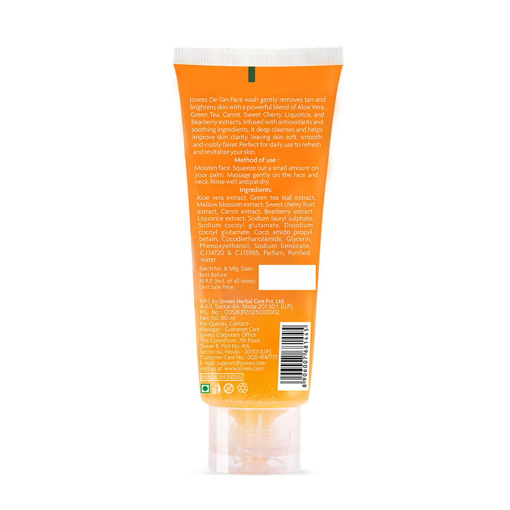 Herbal Detan Facewash For Glowing, Brightening And Even Toned Skin