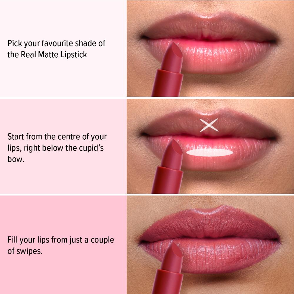 Real Matte Lipstick Long Lasting & Enriched