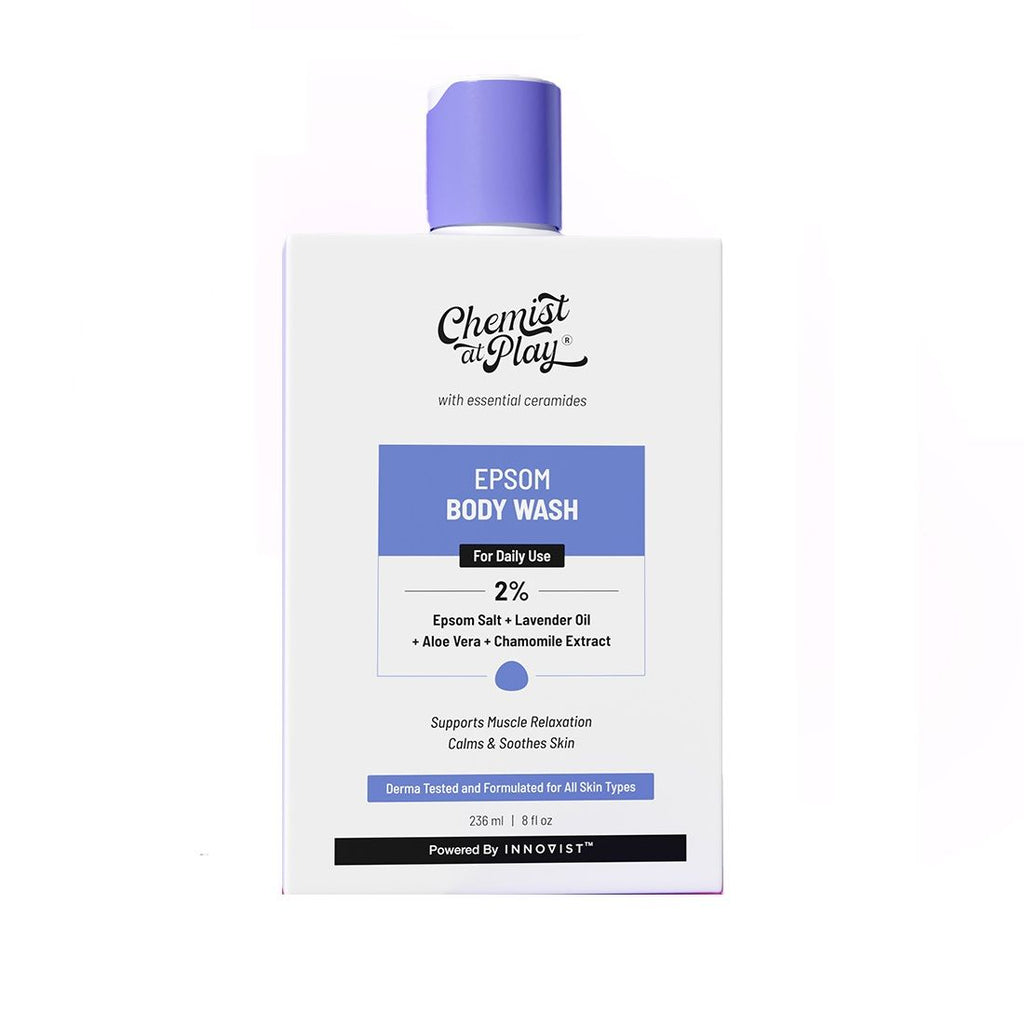 Epsom Salt Body Wash, Relaxes Muscle Stiffness, Eases Post Workout Soreness