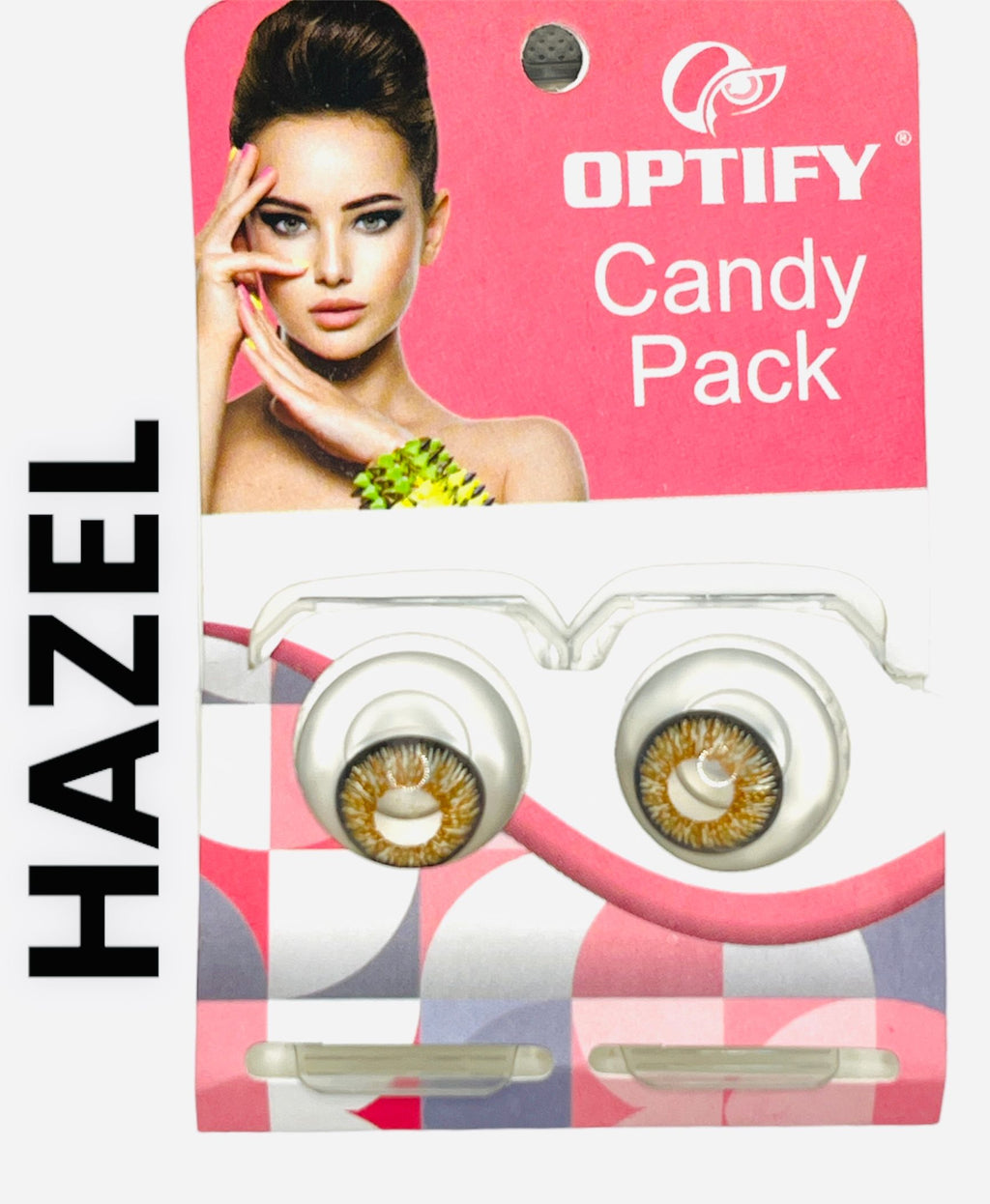 Candy Pack Colored Contact Lenses Zero Power - Hazel