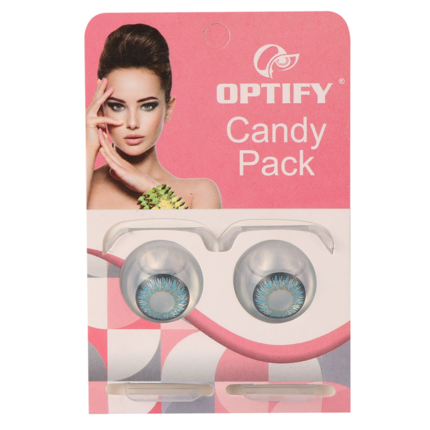 Candy Pack Colored Contact Lenses Zero Power - Blue