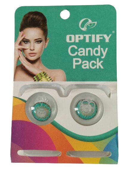 Candy Pack Colored Contact Lenses Zero Power - Turquoise