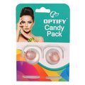 Candy Pack Colored Contact Lenses Zero Power - Red